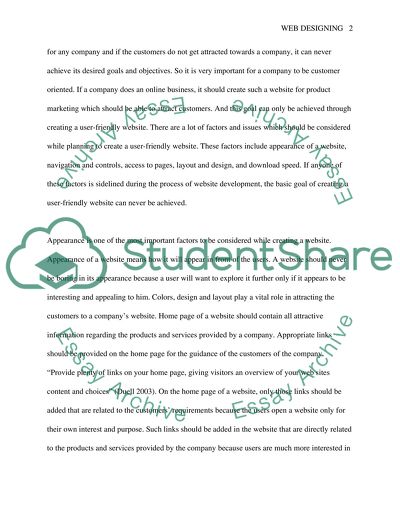 essay on importance of websites