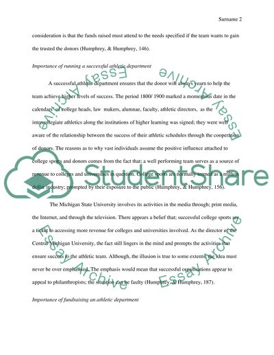 Athletic Director at State University