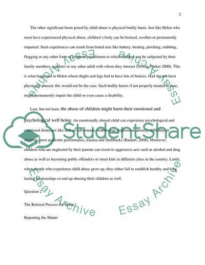 Safeguarding Children and Social Work