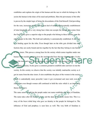 The History of Two Tribes