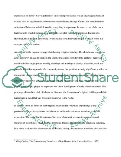 Islamic Art and Muslim Community