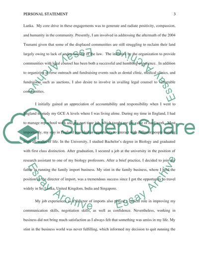 Motivation to Apply to Law School