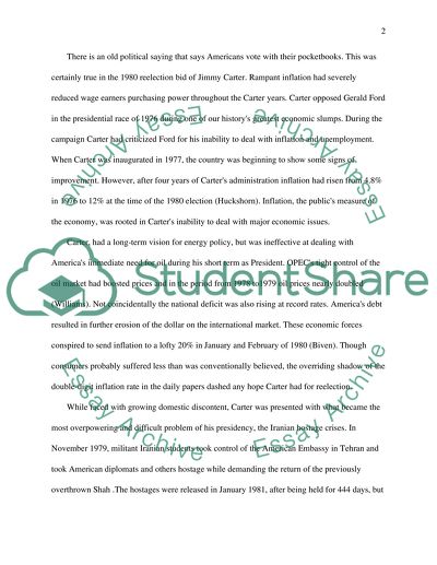 The Failing Popularity of Jimmy Carter