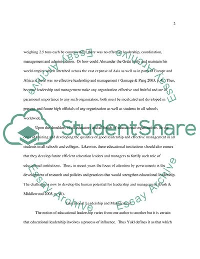 Development and Training Leaders and Managers