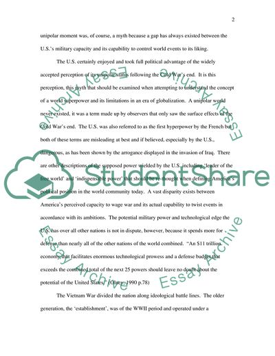 Americas Involvement in Vietnam