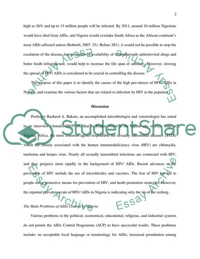 Why Are Nigerians Easily Affect by HIV