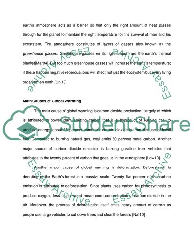 Simple Things to Prevent Global Warming