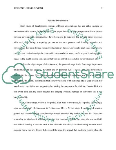 Personal Development Paper