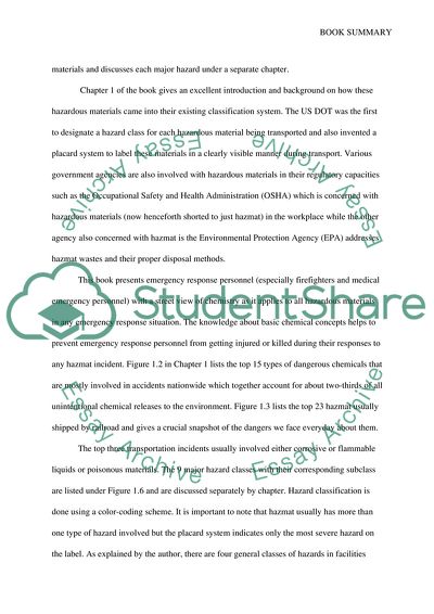 Hazardous Materials Chemistry for Emergency Responders