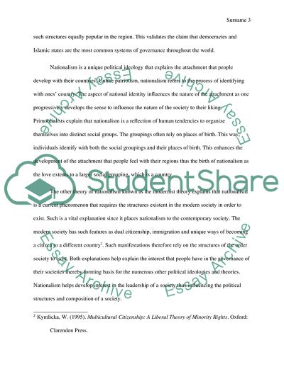 Nationalism as Theory and Ideology