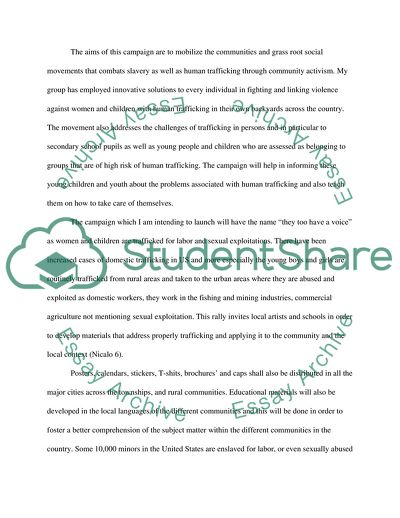Human Trafficking Awareness for Schools