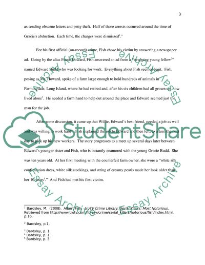 Hamilton Howard Albert Fish: Butcher, Cannibal, and Zealot