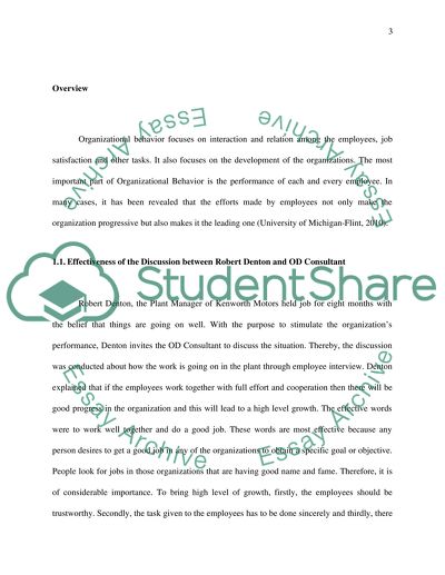 Organizational Behavior