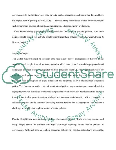 Contemporary Social and Urban Issues