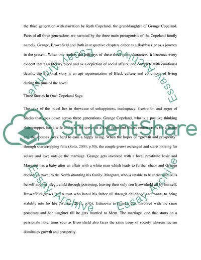 Cultural Analysis of the Third Life of Grange Copeland