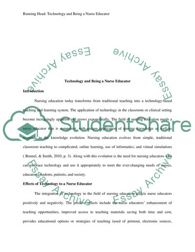 Technology and being a nurse educator