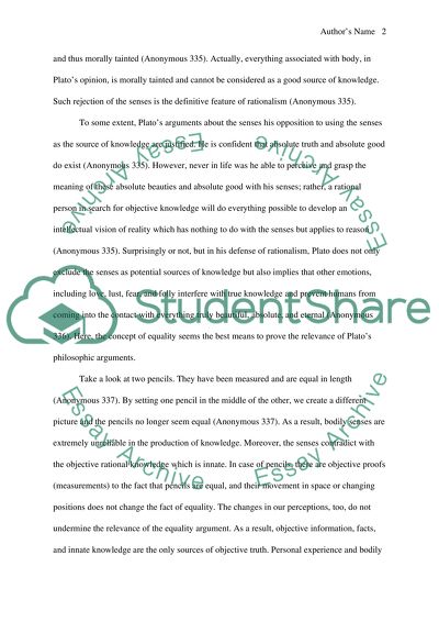 Rationalism versus Empiricism in the Philosophic Debates