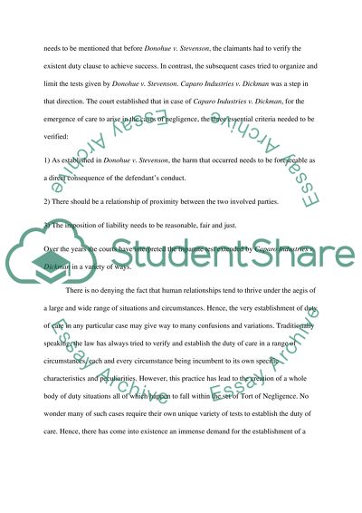 Caparo Industries vs Dickman