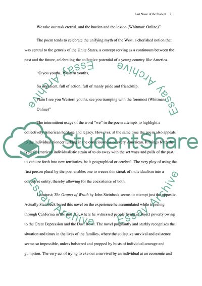 Varying viewpoints on the importance of group unity vs. the individual in American culture