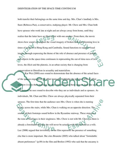 Absence and Presence and the Disintegration of the Space