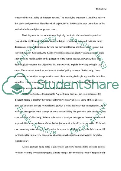 Non-identity problem and the ethics of climate change