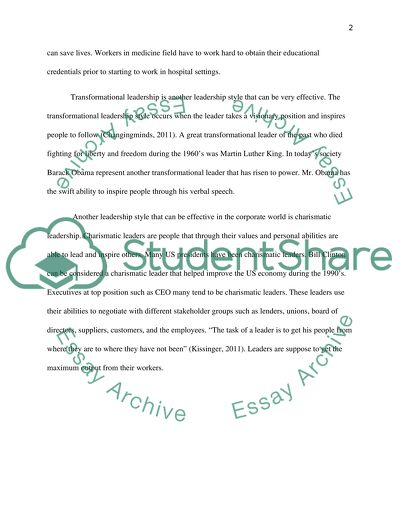 Manager Leadship Styles