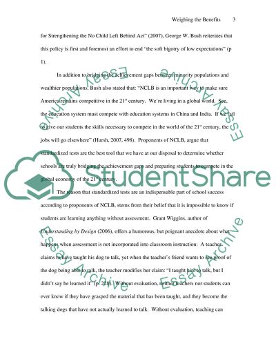 Weighing the benefits and drawbacks of standardized testing