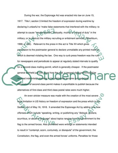 The Balance of Freedom of Expression and Sedition