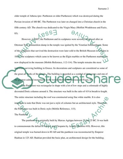 The Parthenon & Pantheon