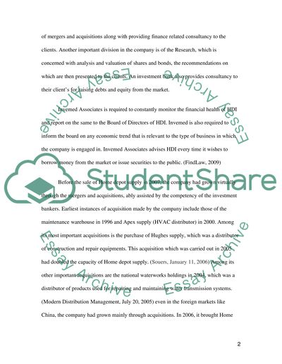 International Finance Paper Home Depot