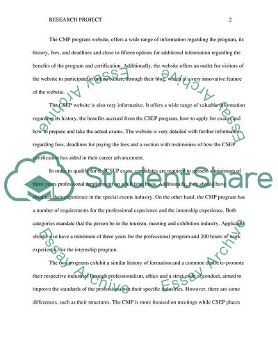 Discussion Paper - Industry Certifications