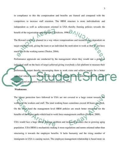 The Feasibility of the Company Saints Construction Expansion to China, Germany or the USA