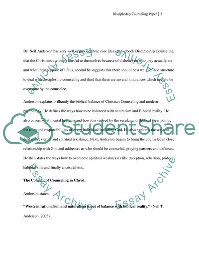 Three Core Ideas in Book Discipleship Counseling