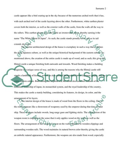 The Construction of the Himeji Castle