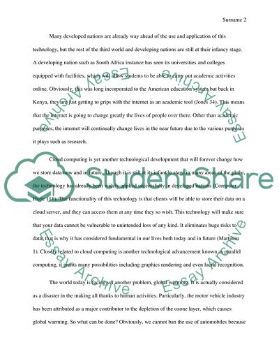 Technological Developments In The Next 20 Years