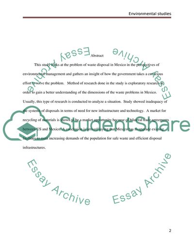 How Does Mexico Treat its Hazardous Wastes