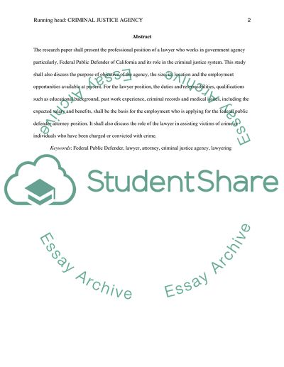 Criminal Justice Agency