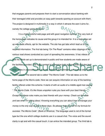 Bank of America and The Morris Code