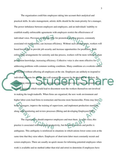 The best of hiring employees