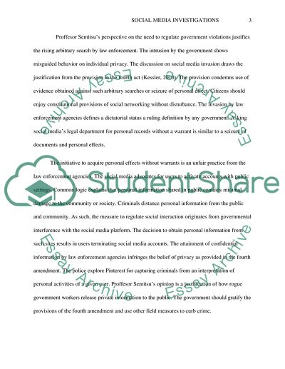 Social Media Investigations