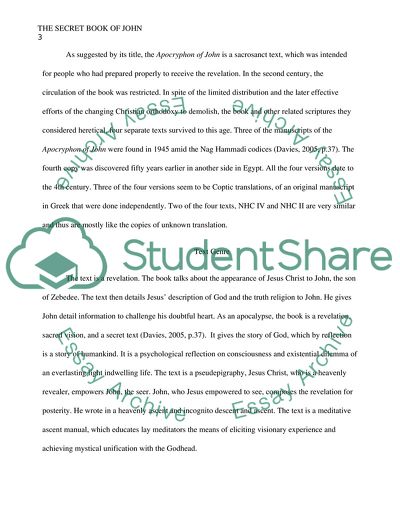 The Secret Revelations of John