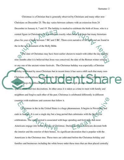 Compare and contrast between Polish and American Christmas Holiday