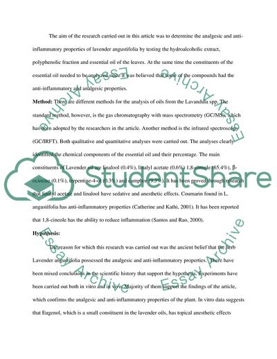 In vitro anti inflammatory activity of medicinal plants image