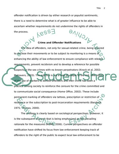Sex-Related Offenses