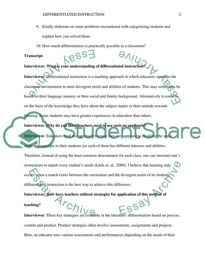 Differentiated Instruction: Teaching Learners with Varying Abilities