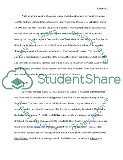 Different Brands of Luxurious Vehicles