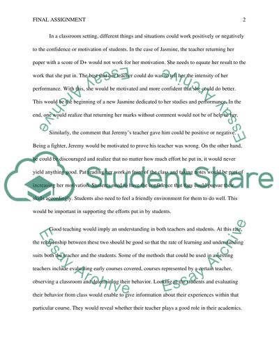 Low Grade in a Class