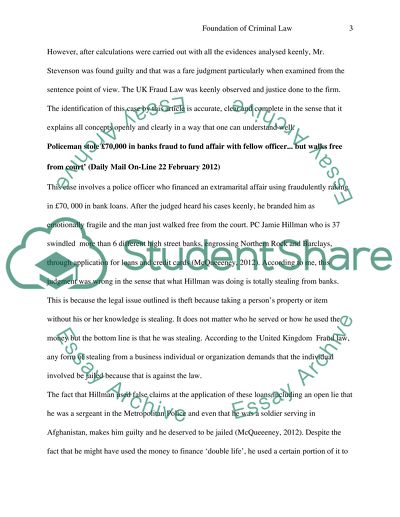 Foundations of Criminal Law