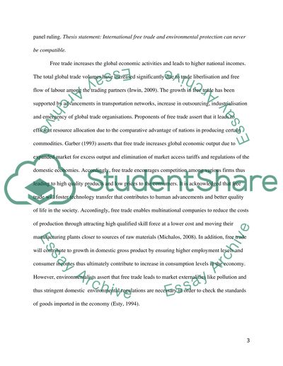 Trade and the Environment