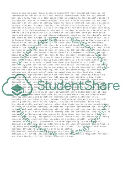 Human resources paper